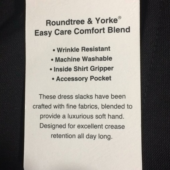 NWT Roundtree & yorke flat front 42/30 - Picture 4 of 6